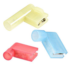 50PCS Nylon Flag Spade Quick Disconnect Female Wire Connectors 22-10AWG Electric