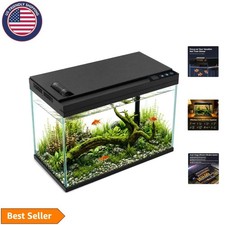 5-Gallon Aquarium Starter Kit with Auto Feeder LED Lighting