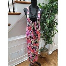 Natalie Anne Womens Multicolor Floral Scoop N...