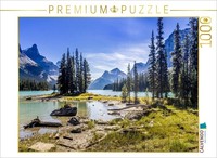 Calvendo Puzzle Maligne Lake, Alberta | 1000 Pieces, Finished Size 25.2 × 18.9 I