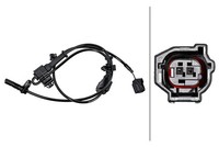 Hella Sensor, Raddrehzahl Links, Rechts, Vorderachse FüR Mazda