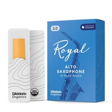 D'Addario Royal Alto Saxophone Reeds - Strength 3.0, 10-pack