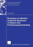 Bewertung Von öFfentlich-Rechtlichen Sparkassen Im Rahmen Einer...