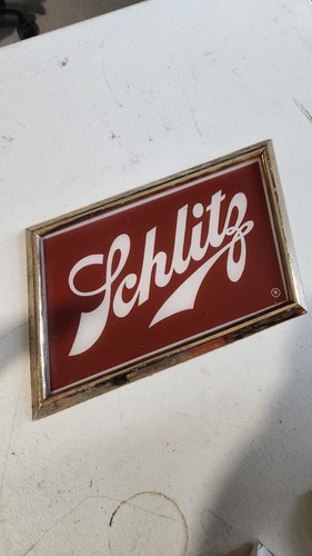 Schlitz cash register sign part