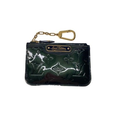 LOUIS VUITTON Monogram M93665 Pochette Cles NM Vernis Green Coin