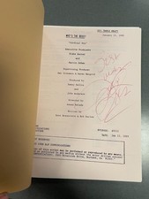 Judith Light Signed Autograph Signature Who's The Boss S5 E13 Orig Screenplay