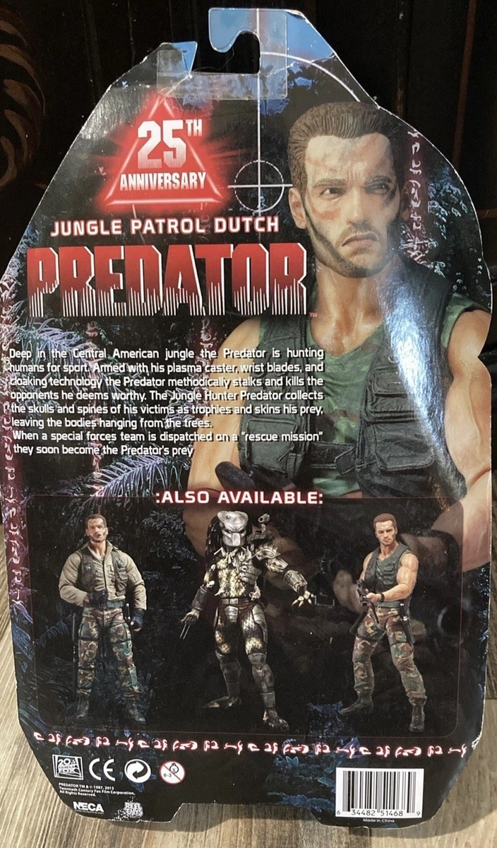 Predator Series 8 Jungle Patrol Dutch Action Figure 25th