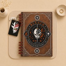 Bleach Ichigo A5 Notebook With Charm Laminated Cover 160 Pages UK Seller
