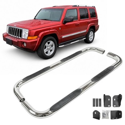 J&J AUTOMOTIVE | Trittbretter Schwellerrohre ø 76mm Jeep Commander 2005-2010