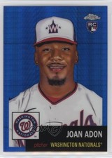 2022 Topps Chrome Platinum Anniversary Blue Prism Refractor Joan Adon #207 1c19