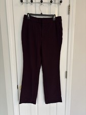 Nine West Women's Bootcut Dress Pants Dark Purple