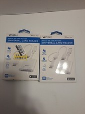 Vivitar Mobile SD and MicroSD Universal Card Reader White MOV4016 - White