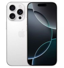 Apple iPhone 16 Pro 5G Smartphone 128GB Unlocked SIM-Free - White Titanium C