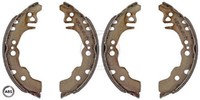A.B.S. 9237 Bremsbackensatz 4 Bremsbacken Trommelbremse