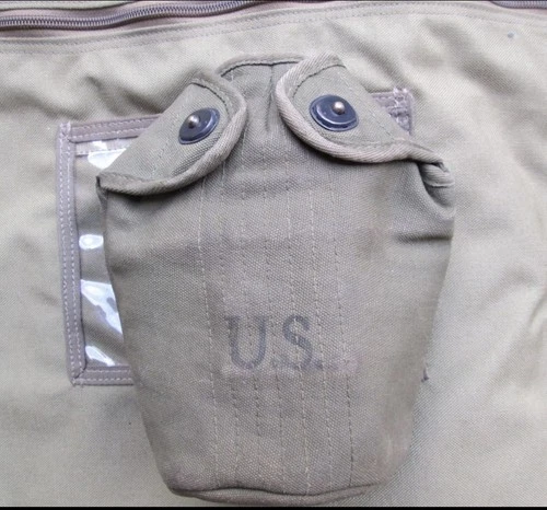 WWII WW2 ORIGINAL  M1910   canteen cover  US MILITARY US ARMY
