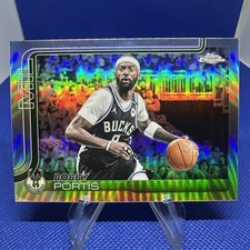 Bobby Portis Topps Chrome 25-26 #124 Refractor Milwaukee Bucks