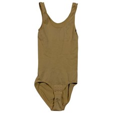 Womens Bodysuit Shapewear Tummy Control Seamless Tank Beige M L