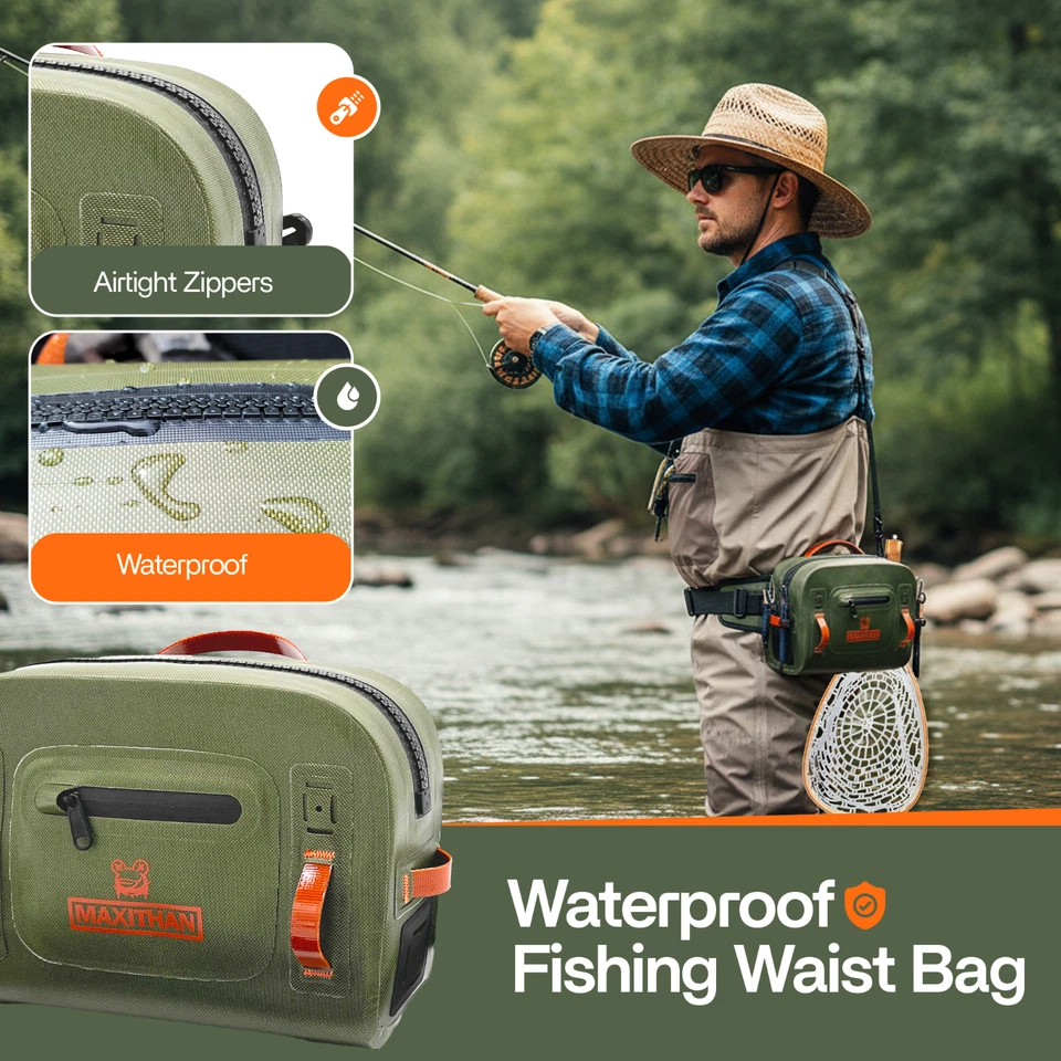 Riñonera Lehigh Crossing, impermeable para pesca con mosca Foto 3 de 4