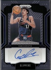 2024-25 Panini Prizm #RPE-CCH Cam Christie Rookie Penmanship Prizms Silver