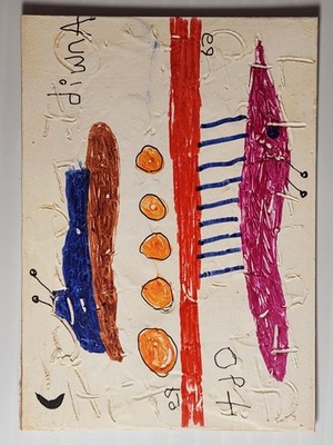 e9Art ACEO aliens outsider art brut naive