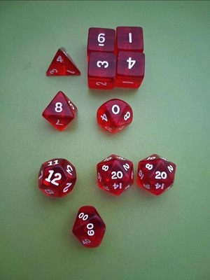 Red Starter Kit DnD Set