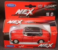 1953 Buick Skylark Red 1:39 Diecast Welly NEX Mint in Box
