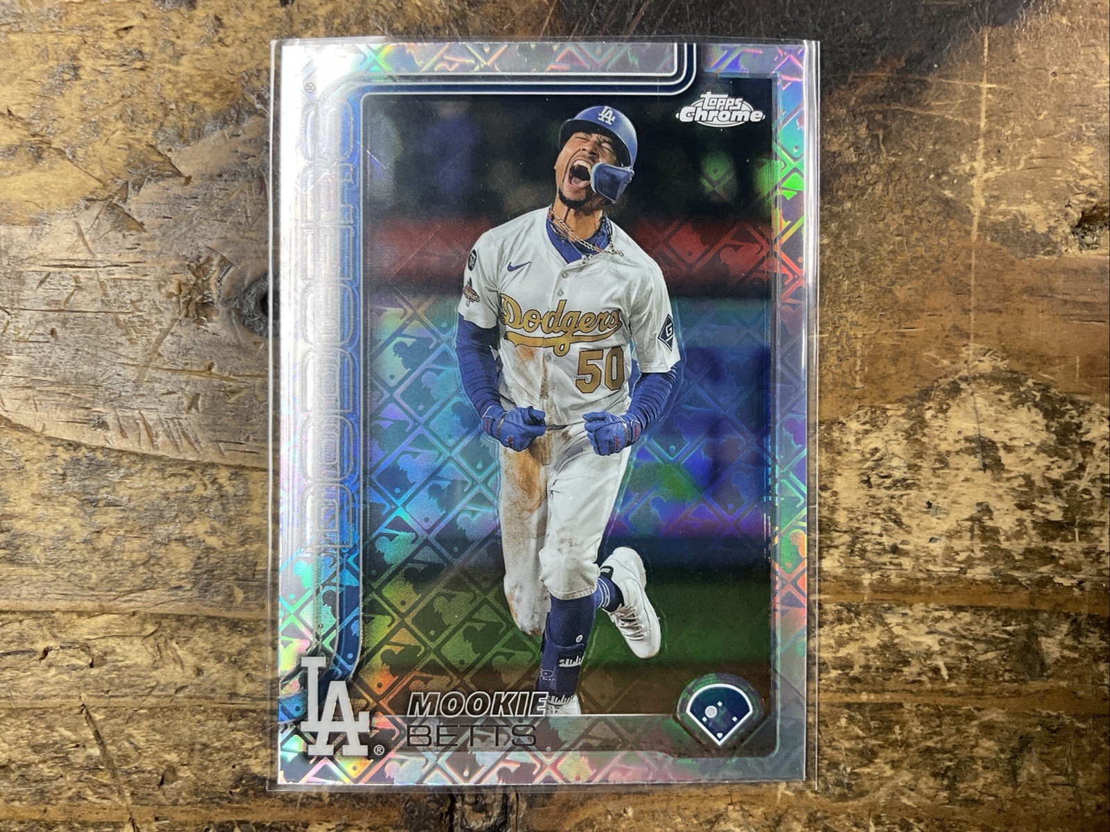 2025 Topps Chrome Logofractor Image Variation #50 Mookie Betts