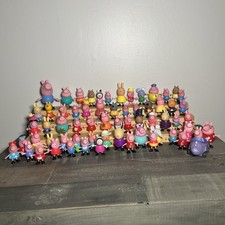 Peppa Pig Figures Lot 60 Family Friends Mixed Lot Bundle