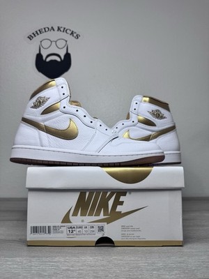 Size 12.5 (W) - Air Jordan 1 Retro OG High Metallic Gold FD2596