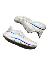 Hoka One One Bondi 9 Shoes Womens Size 9 White Blue Purple Running Sneakers