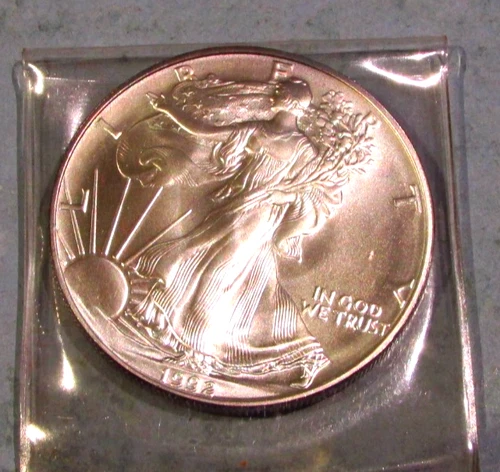 1992 American 1 oz SILVER EAGLE  .999 Fine Silver BU Bullion US Coin