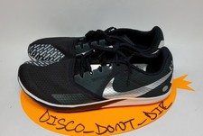 Nike Zoom Rival XC 6 Black Metallic Silver Men's Cross Country Spike Track 10.5