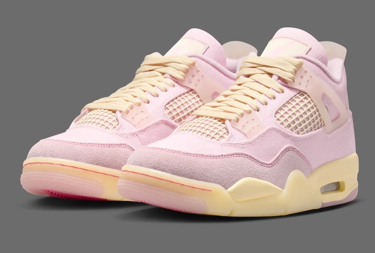2026 New Nike Air Jordan 4 Retro Pink Iced Carmine IB6716-600