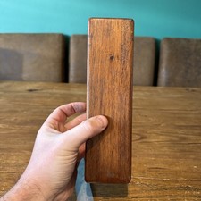 Vintage Empty Hardwood Box For Oilstone / Sharpening Stone #11