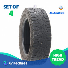 Set Of 4 Used Lt 27565r20 Goodyear Wrangler Ultra Terrain At - 9.5-10.532 Set Of 4 Used Lt 27565r20 Goodyear Wrangler Ultra Terrain At - 9.5-10.532