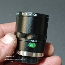 Computar TV Lens 1:1.4. 3.5-8 1/3" CS, 332084, Japan, Replacement