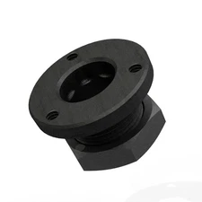 GrovTec US Non-Rotating Flanged Base, Black, GTHM196 Gun Sling Hardware