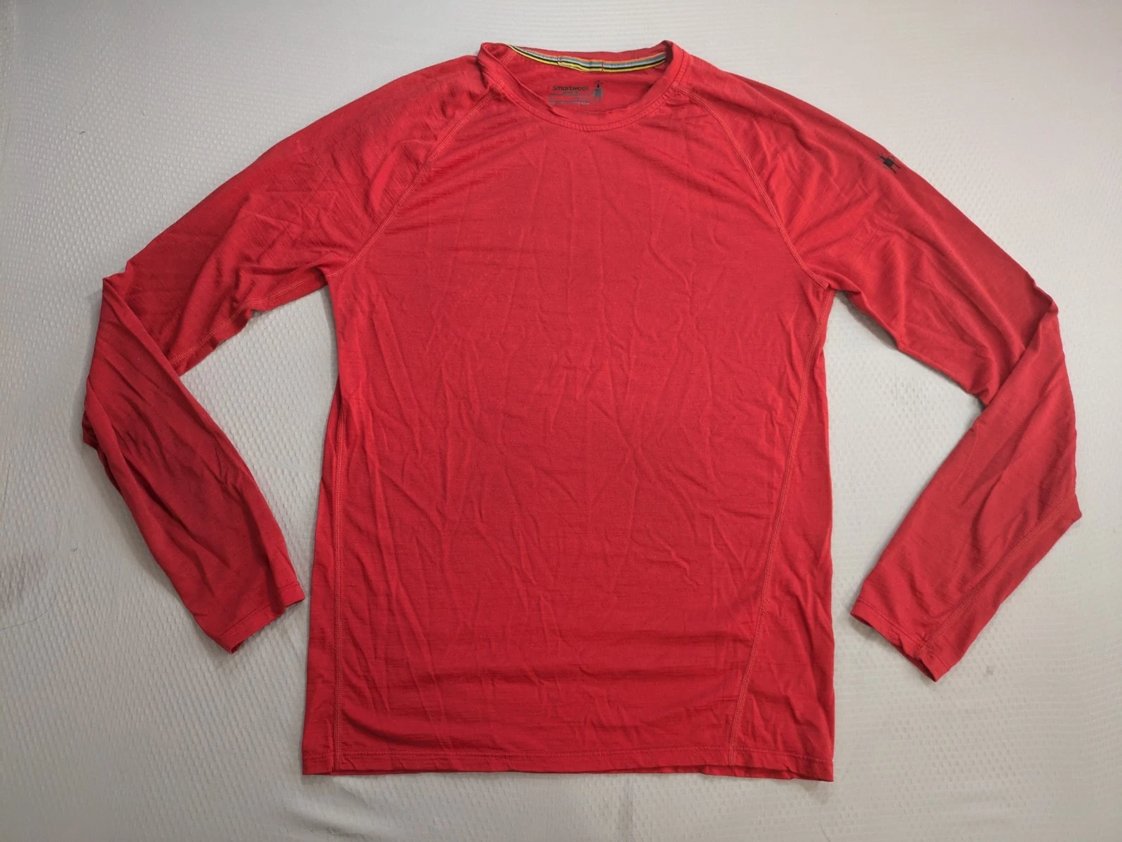 Smartwool Shirt Mens S Red Merino 150 Base Layer Long Sleeve Wool Thermal