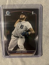 2023 Bowman Chrome Baseball Jaden Hamm Black Sapphire /10 Tigers