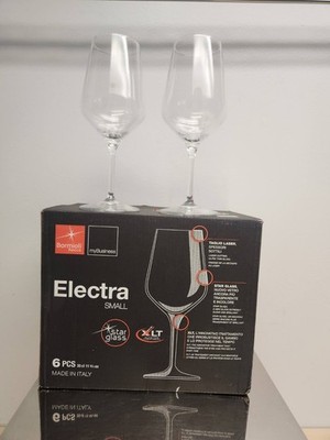 BORMIOLI ROCCO ELECTRA WINE GLASSES  SET 12