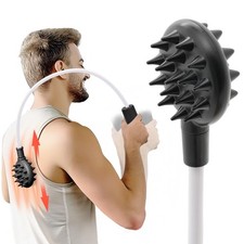 Upgraded Curved Back Scratcher for Men Women, 360 Reach Flexible Backscratch...