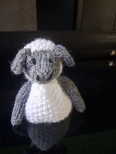 Hand knitted  egg cosy - Sheep white - NEW