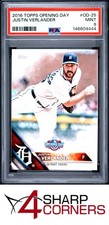 2016 TOPPS OPENING DAY #OD-25 JUSTIN VERLANDER POP 1 PSA 9