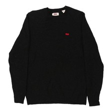 Levis Jumper - Small Black Wool Blend