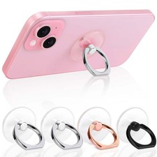Cell Phone Ring Holder, Transparent Ring Holder 360 Rotation Finger Ring St