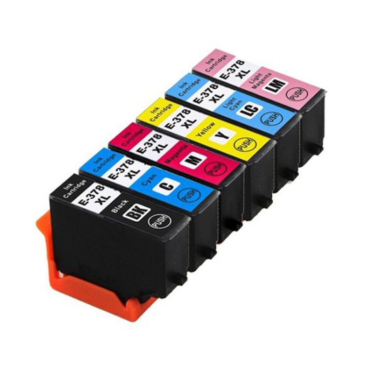 Cartouche Epson 378XL pack jet d'encre multipack CR-T3798 noir et couleur haute capacite