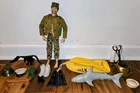 Vintage 1964 GI Joe with 14 accessories