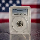 1954-S 10c Silver Roosevelt Dime PCGS MS65    Lot #488