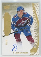 2022-23 UD Premier Jean-Luc Foudy 112 Base Gold /35 RC Auto