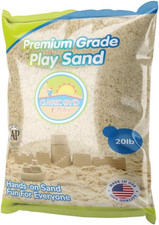 Classic Sand and Play Sand for Sandbox, Table, Therapy, and Outdoor Use, 20 Lb.